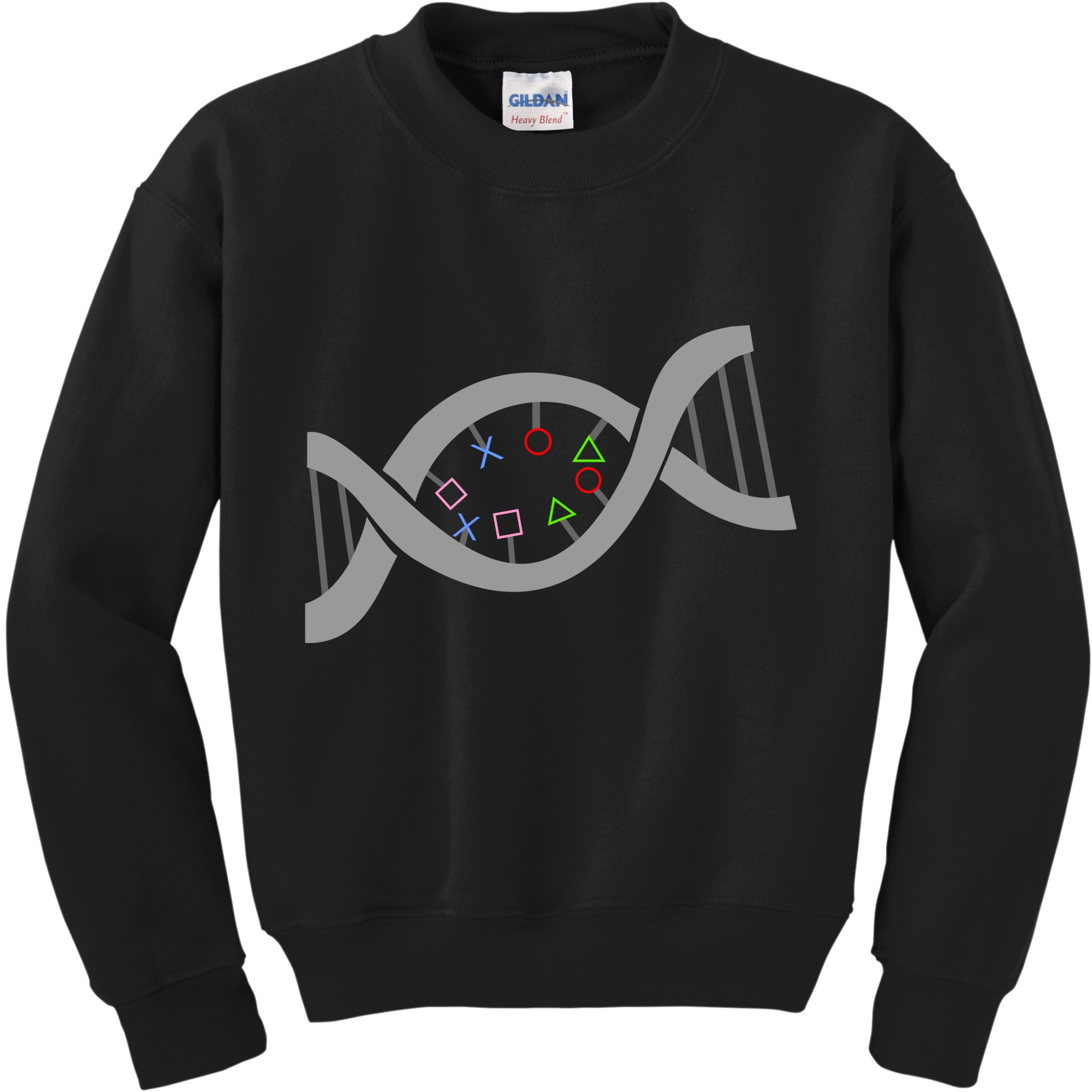 Gamer DNA Strand Kids Sweatshirt