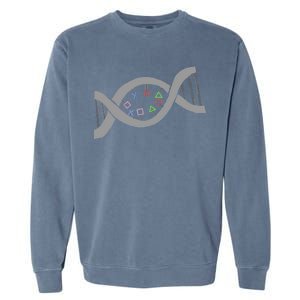 Gamer DNA Strand Garment-Dyed Sweatshirt