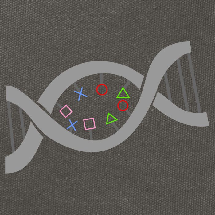 Gamer DNA Strand Cotton Canvas Backpack
