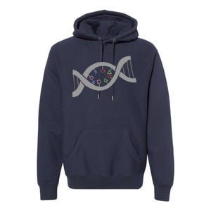 Gamer DNA Strand Premium Hoodie