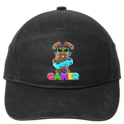 Gamer Easter Bunny 7-Panel Snapback Hat