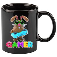 Gamer Easter Bunny 11oz C Handle Ceramic Mug