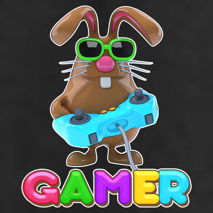 Gamer Easter Bunny 11oz C Handle Ceramic Mug