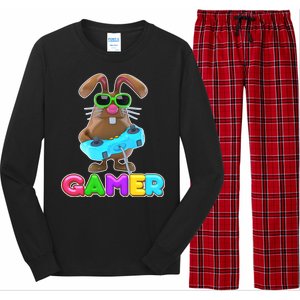 Gamer Easter Bunny Long Sleeve Pajama Set