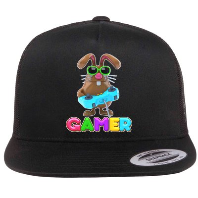 Gamer Easter Bunny Flatbill Hat