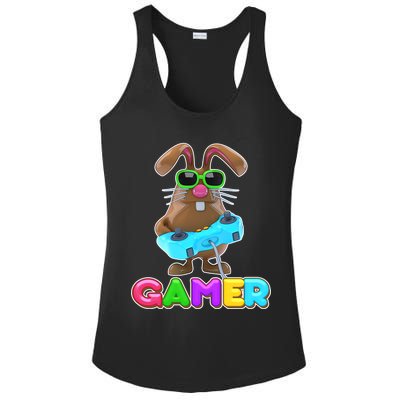Gamer Easter Bunny Ladies PosiCharge Competitor Racerback Tank