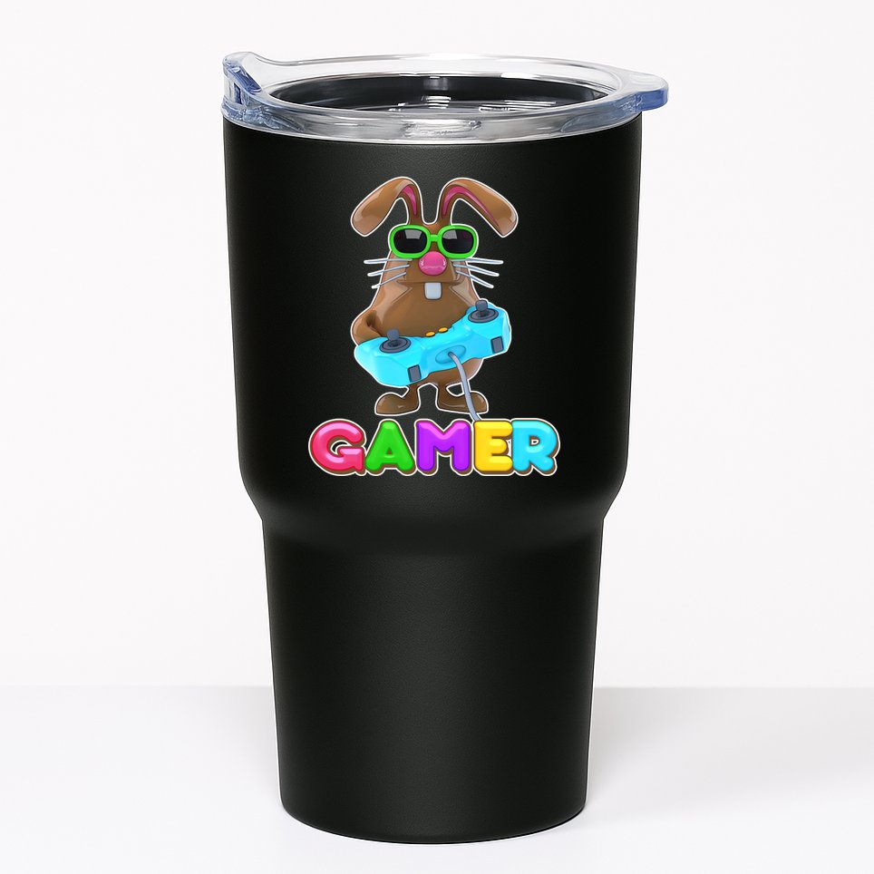 Gamer Easter Bunny Tumbler