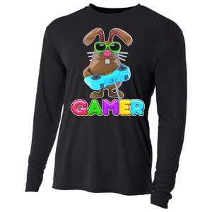 Gamer Easter Bunny Cooling Performance Long Sleeve Crew