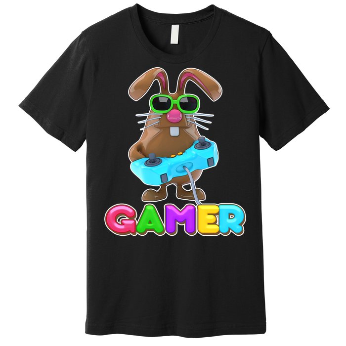 Gamer Easter Bunny Premium T-Shirt