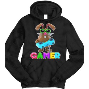 Gamer Easter Bunny Tie Dye Hoodie