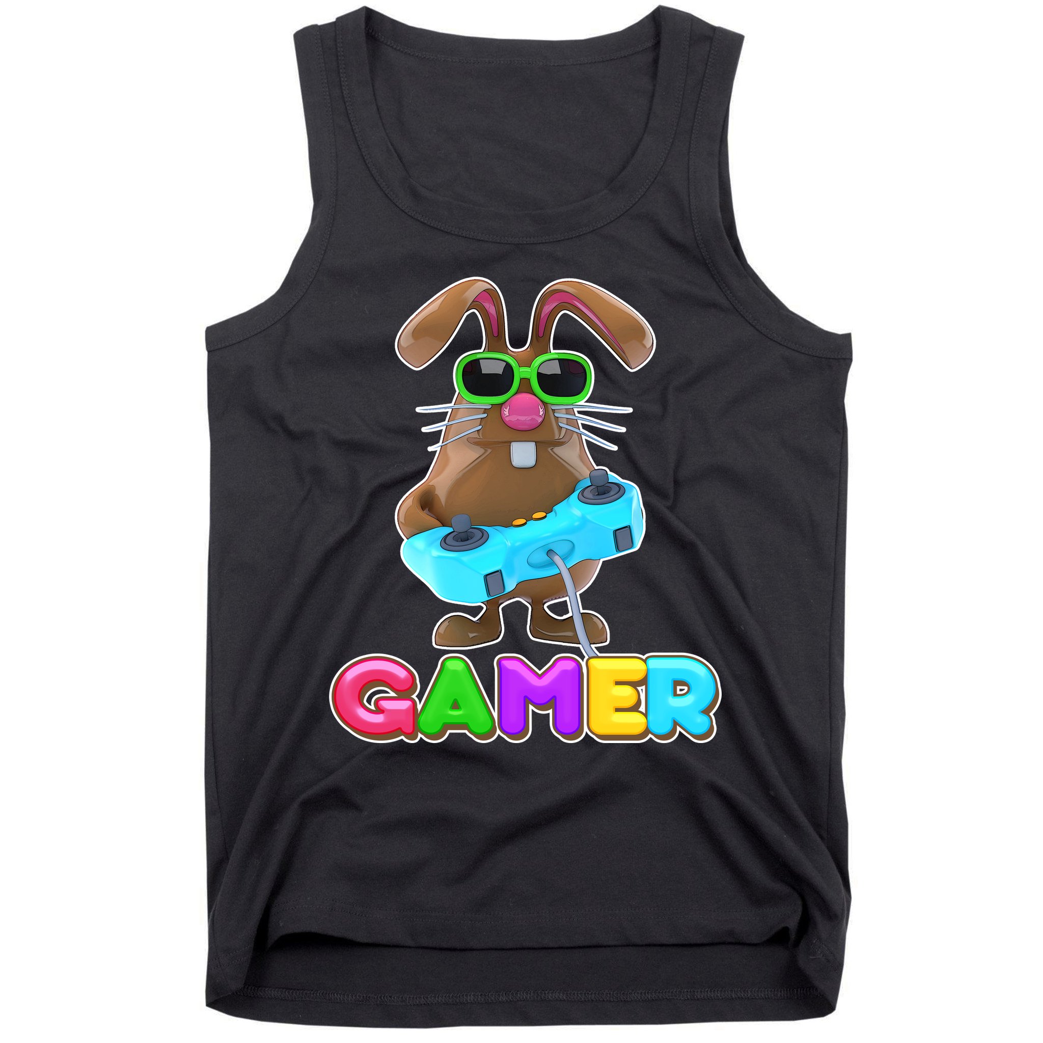 Gamer Easter Bunny Tank Top