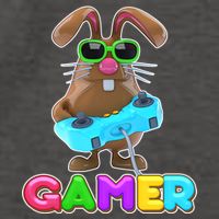 Gamer Easter Bunny Vector Backpack