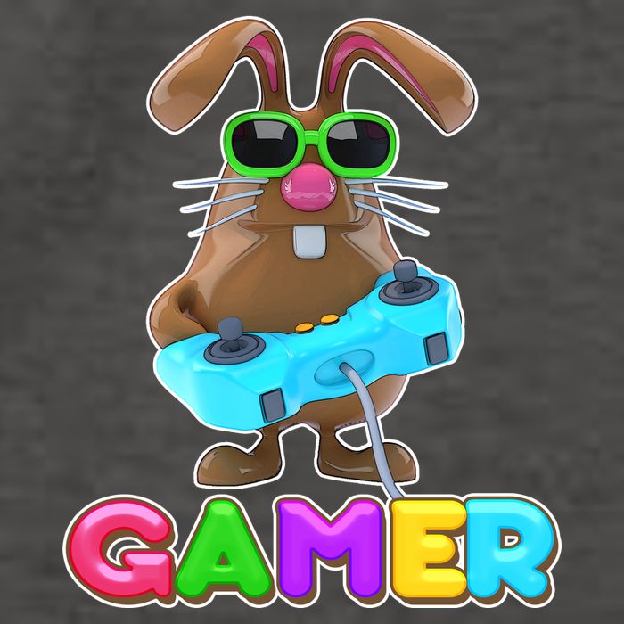 Gamer Easter Bunny Vector Backpack