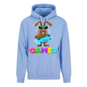 Gamer Easter Bunny Unisex Surf Hoodie