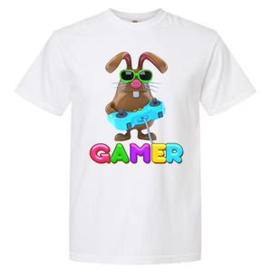 Gamer Easter Bunny Garment-Dyed Heavyweight T-Shirt