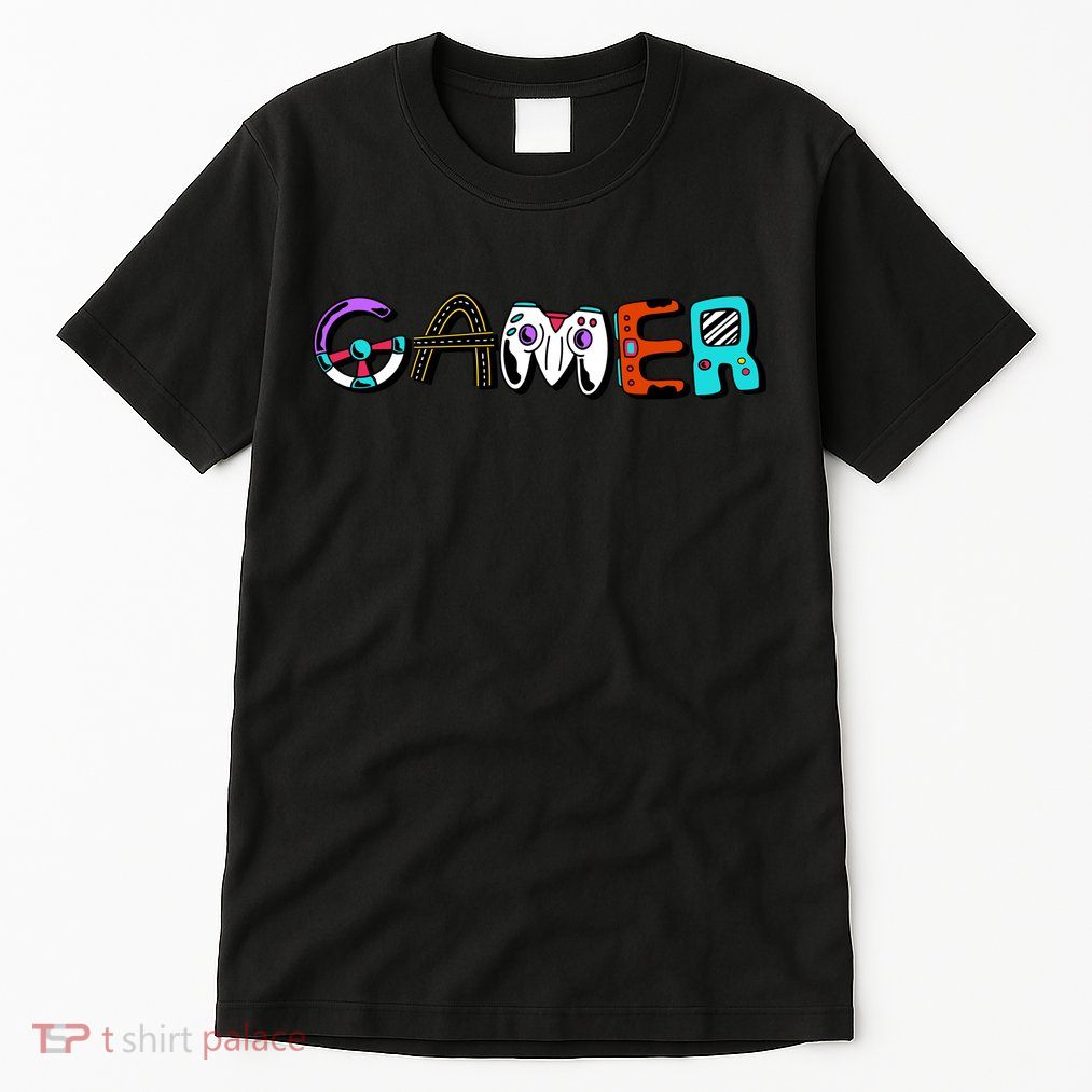 Gamer Element Lettering Tall T-Shirt