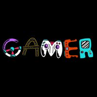 Gamer Element Lettering 16 in Basic Backpack
