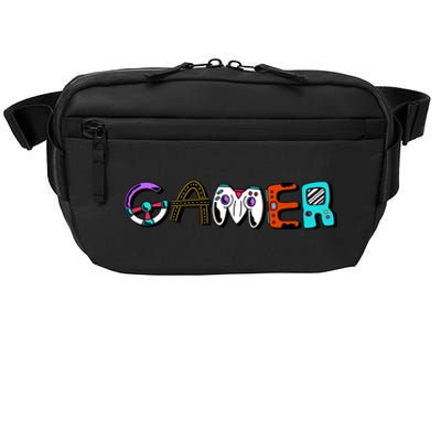 Gamer Element Lettering Crossbody Pack