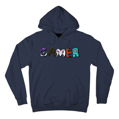 Gamer Element Lettering Hoodie