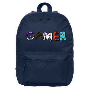 Gamer Element Lettering 16 in Basic Backpack