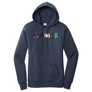 Gamer Element Lettering Women's Pullover Hoodie