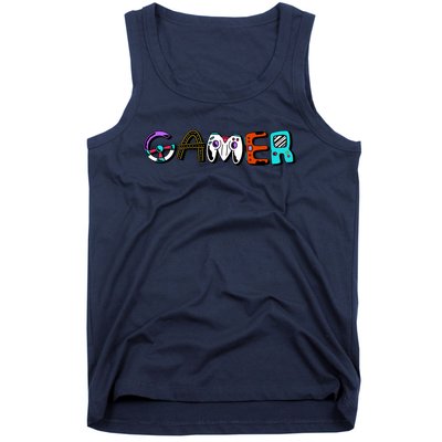 Gamer Element Lettering Tank Top