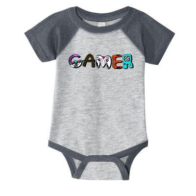 Gamer Element Lettering Infant Baby Jersey Bodysuit