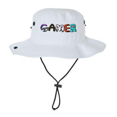 Gamer Element Lettering Legacy Cool Fit Booney Bucket Hat