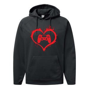 Gamer Heart Performance Fleece Hoodie