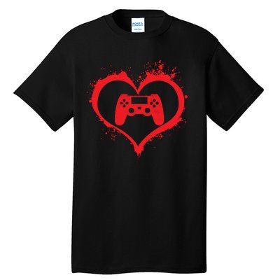 Gamer Heart Tall T-Shirt