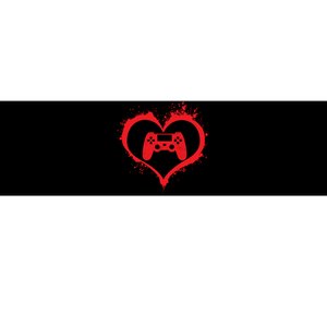 Gamer Heart Bumper Sticker