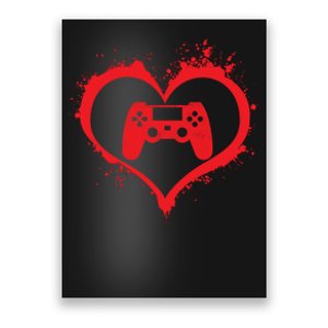 Gamer Heart Poster