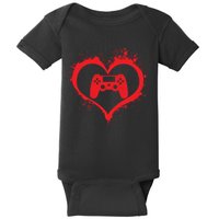 Gamer Heart Baby Bodysuit