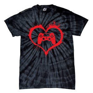 Gamer Heart Tie-Dye T-Shirt