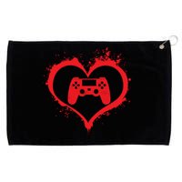 Gamer Heart Grommeted Golf Towel