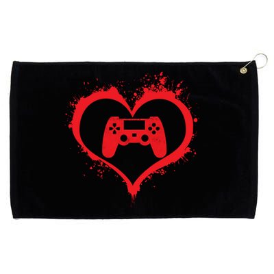 Gamer Heart Grommeted Golf Towel