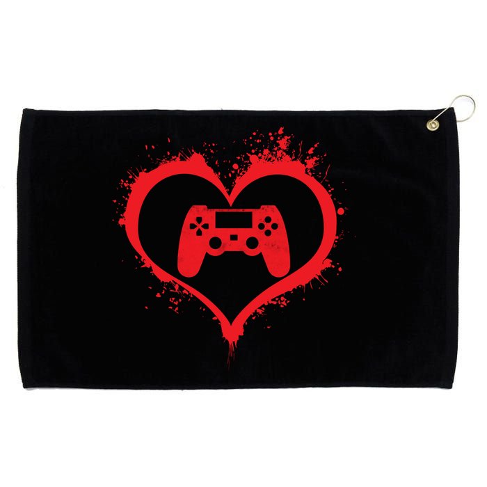 Gamer Heart Grommeted Golf Towel