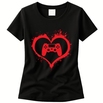 Gamer Heart Womens T-Shirt