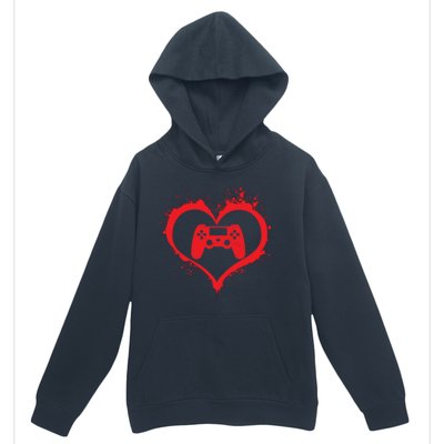 Gamer Heart Urban Pullover Hoodie