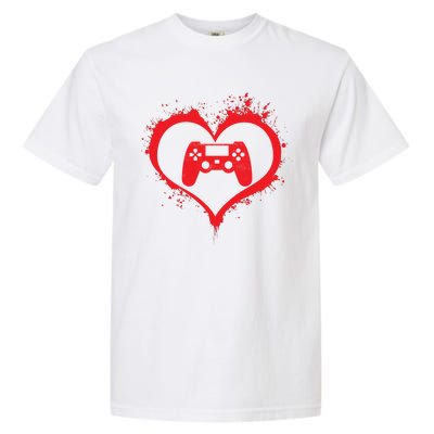 Gamer Heart Garment-Dyed Heavyweight T-Shirt