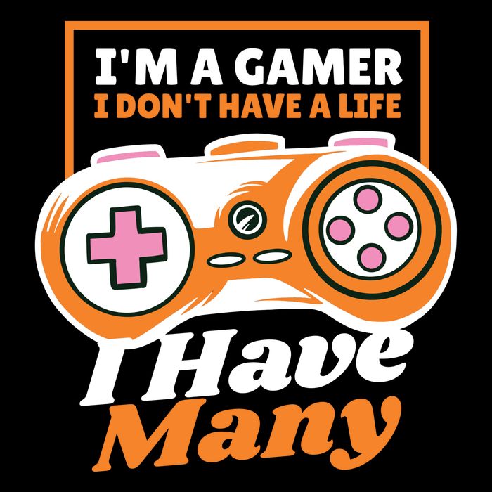 Gamer I Don't Have A Life I Have Many Flexfit Unipanel Trucker Cap