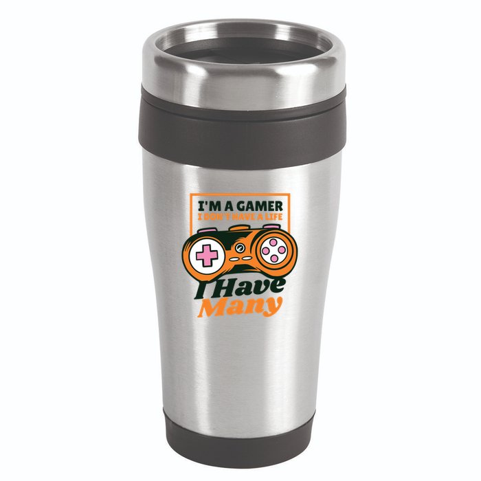 Gamer I Don't Have A Life I Have Many 16oz Travel Tumbler