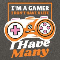 Gamer I Don't Have A Life I Have Many Cotton Canvas Backpack