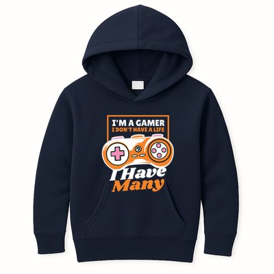 Gamer I Don't Have A Life I Have Many Kids Hoodie