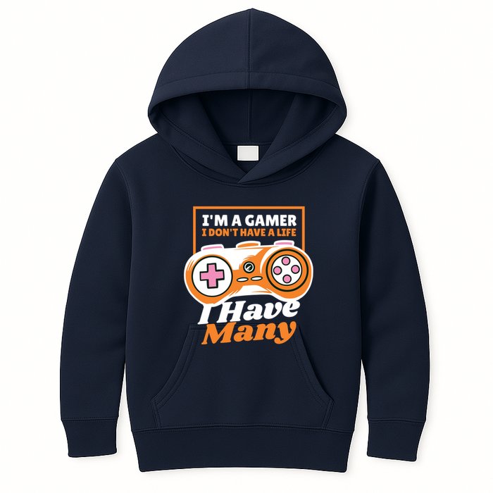 Gamer I Don't Have A Life I Have Many Kids Hoodie
