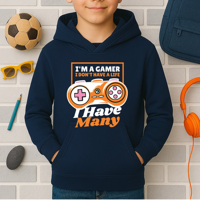 Gamer I Don't Have A Life I Have Many Kids Hoodie
