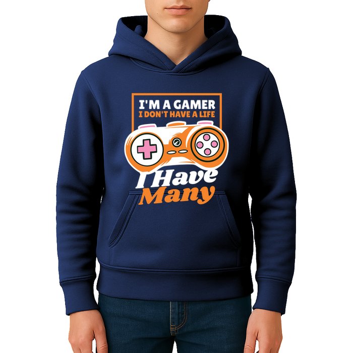 Gamer I Don't Have A Life I Have Many Kids Hoodie