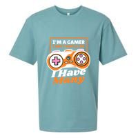 Gamer I Don't Have A Life I Have Many Sueded Cloud Jersey T-Shirt
