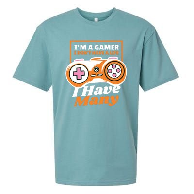 Gamer I Don't Have A Life I Have Many Sueded Cloud Jersey T-Shirt