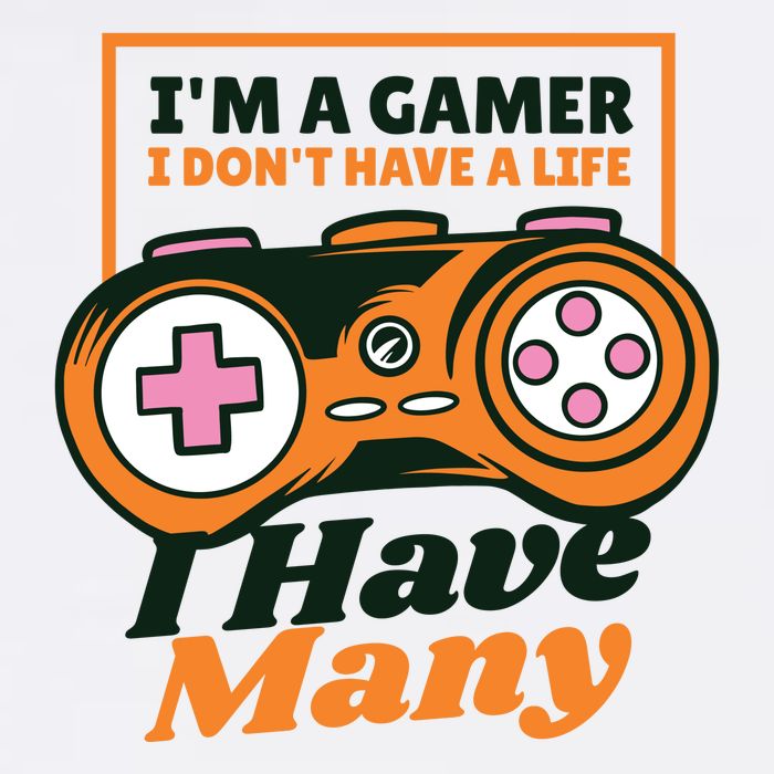 Gamer I Don't Have A Life I Have Many Garment-Dyed Sweatshirt